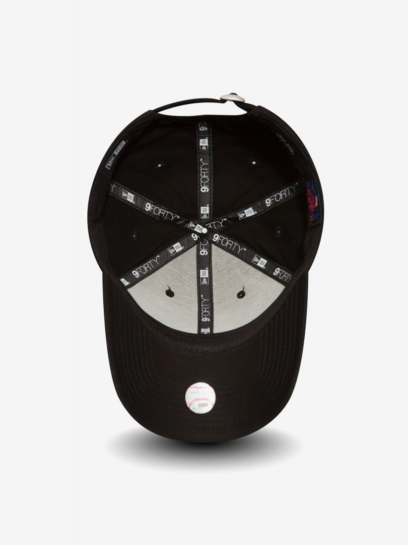 Bon� New Era Los Angeles Dodgers League Essential 9FORTY Preto