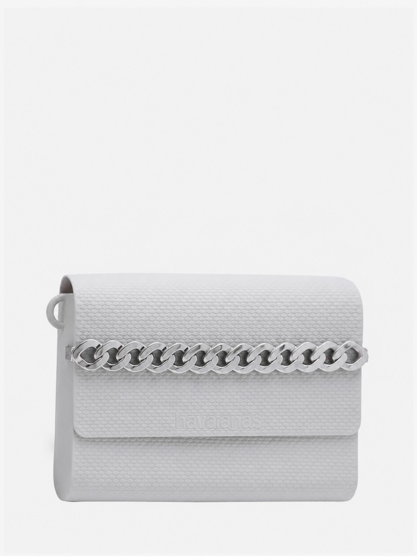 Havaianas Casual II Grey and Silver Purse