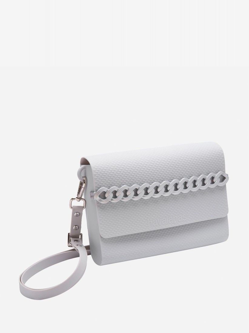Havaianas Casual II Grey and Silver Purse