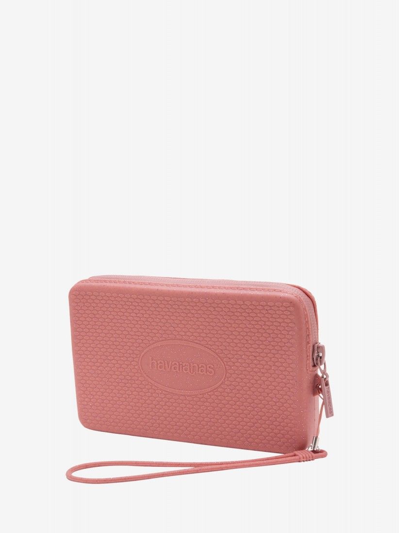 Mala Pequena Havaianas Mini Bag Plus Glitter Rosa Mala Pequena Havaianas Mini Bag Plus Glitter Rosa