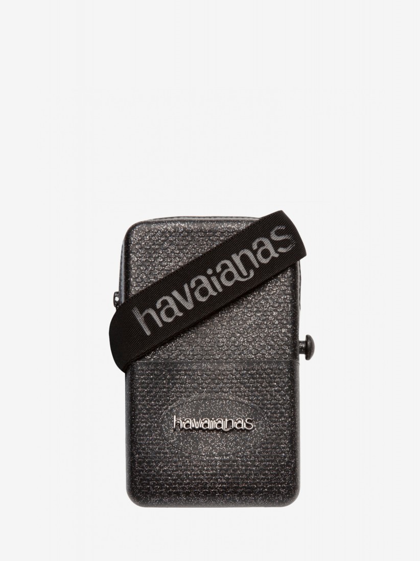 Bolsa a Tiracolo Havaianas Street Bag Glitter Preta