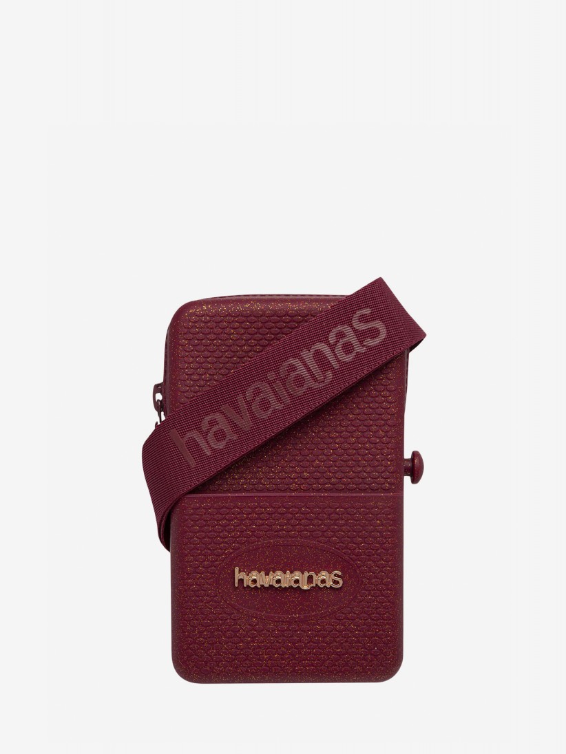 Havaianas Street Bag Glitter Burgundy Crossbody Bag Havaianas Street Bag Glitter Burgundy Crossbody Bag