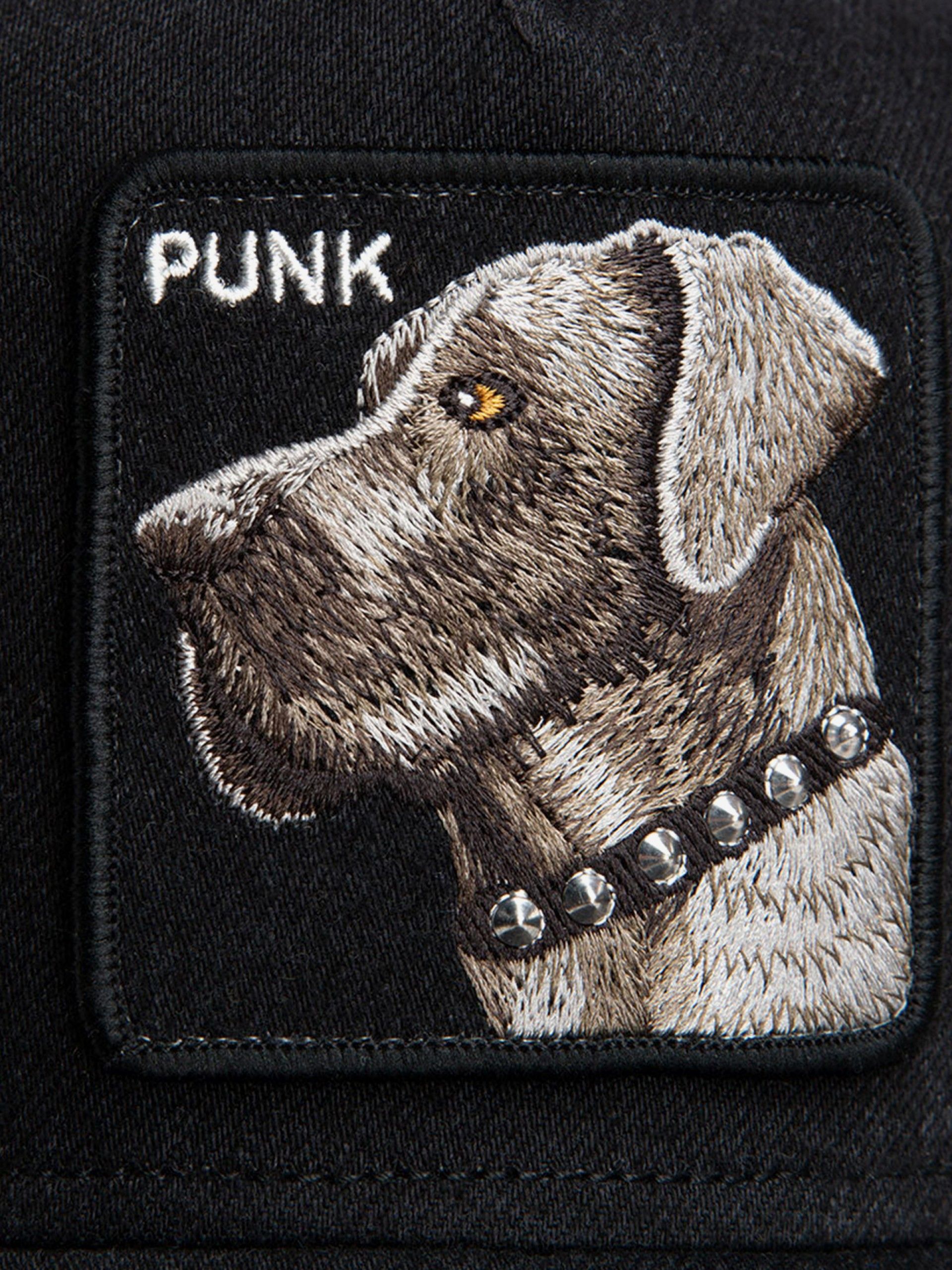 Goorin Bros Punk Dawg Trucker Black Denim Cap