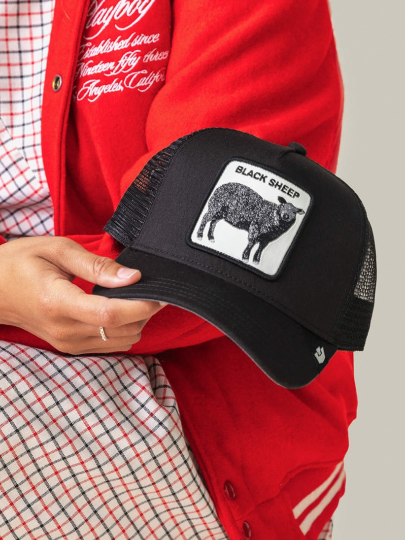 Gorra Goorin Bros Black Sheep Trucker Negra