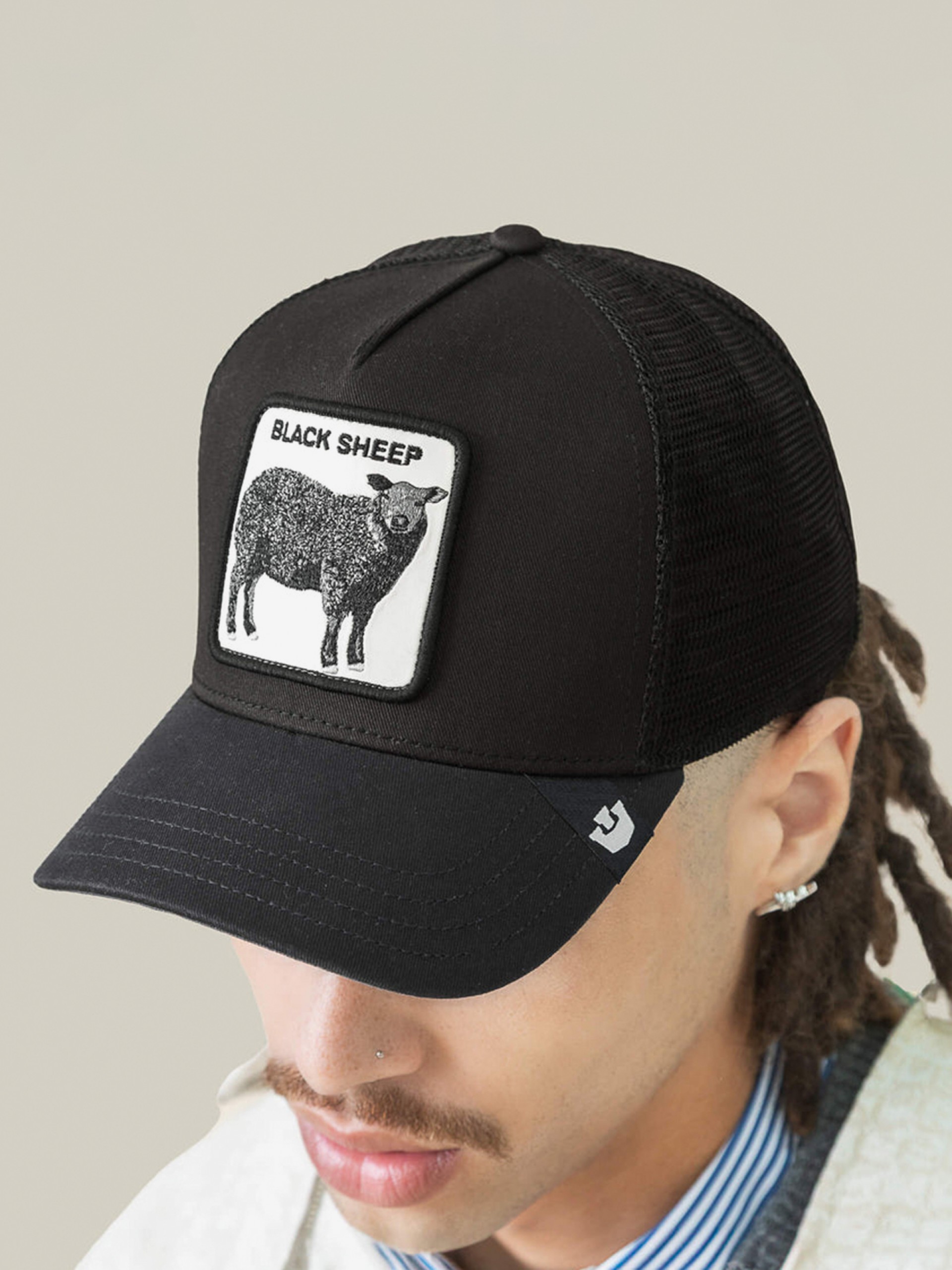 Boné Goorin Bros Black Sheep Trucker Preto
