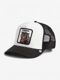 Gorra Goorin Bros Strenght Panther Trucker Blanca y Negra