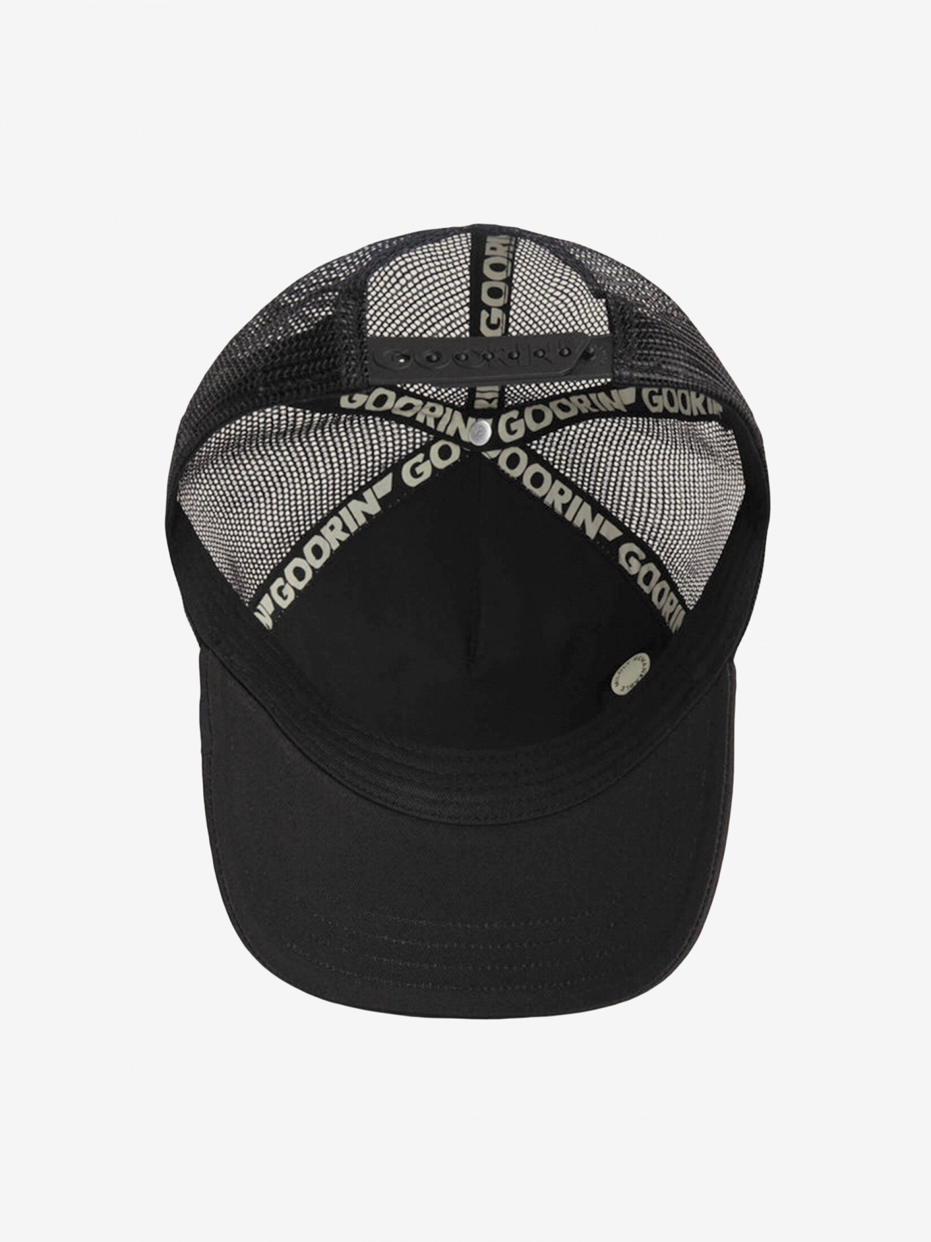 Goorin Bros Strenght Panther Trucker White and Black Cap
