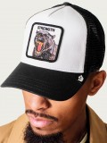 Gorra Goorin Bros Strenght Panther Trucker Blanca y Negra