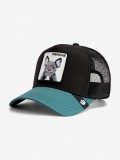 Gorra Goorin Bros The Frenchie Trucker Negra y Azul