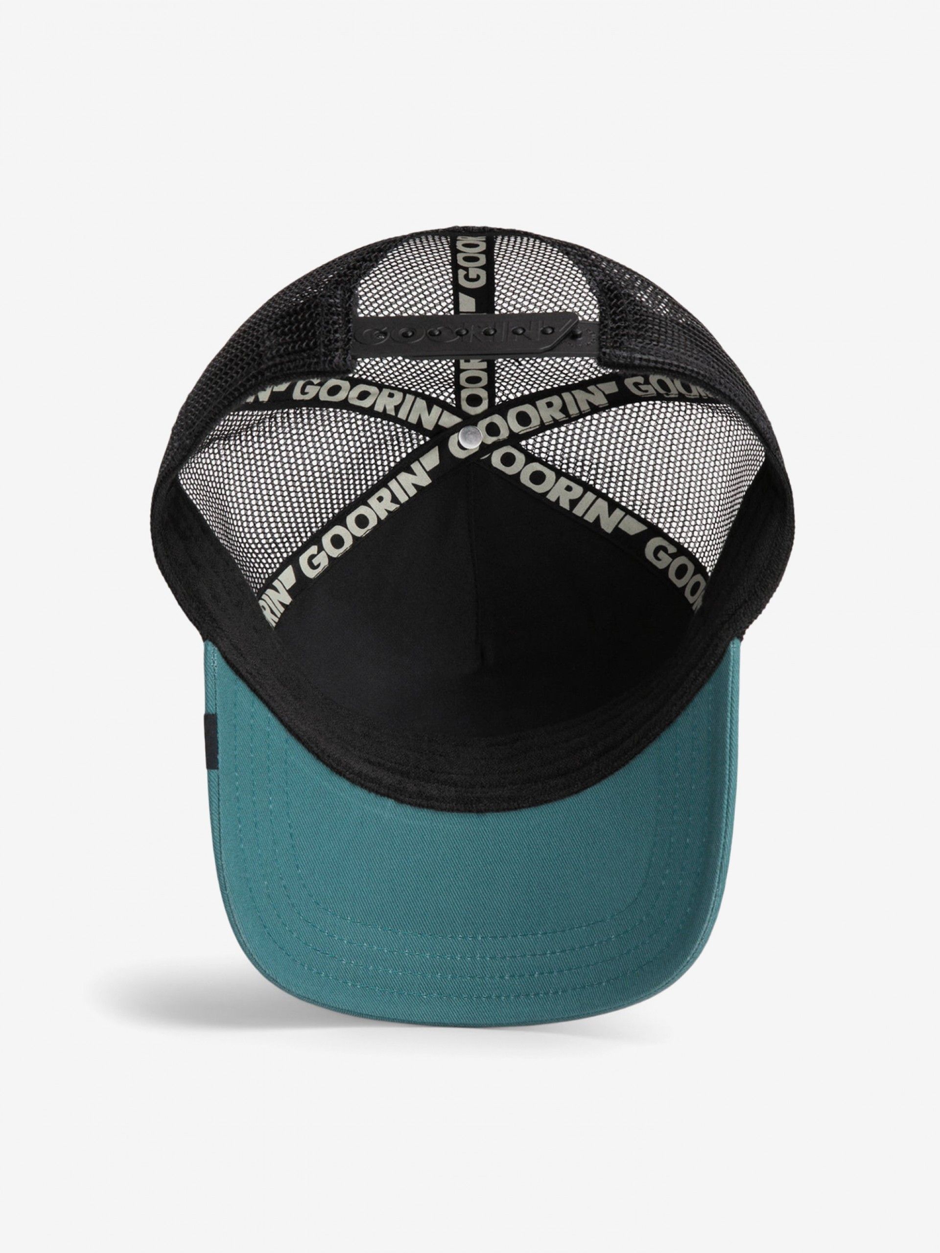 Boné Goorin Bros The Frenchie Trucker Preto e Azul