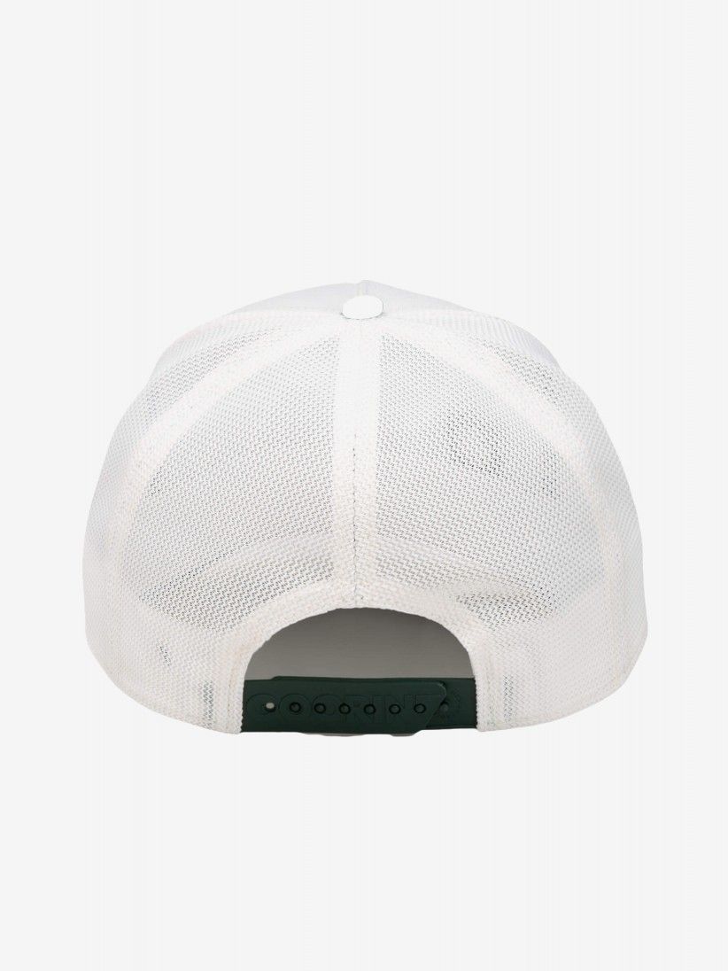 Gorra Goorin Bros Suede Bad Boy Trucker Blanca y Verde