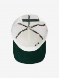 Gorra Goorin Bros Suede Bad Boy Trucker Blanca y Verde