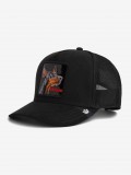 Gorra Goorin Bros Suede Black Out Doberman Trucker Negra