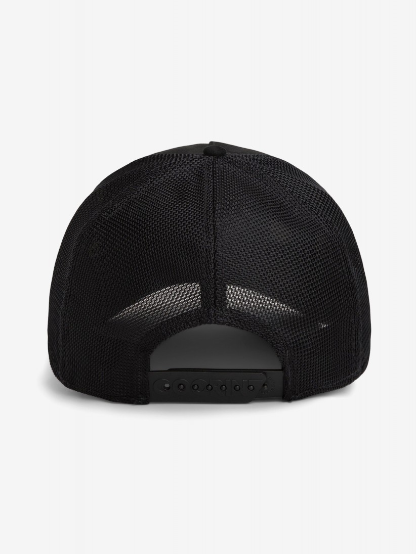 Gorra Goorin Bros Suede Black Out Doberman Trucker Negra
