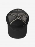 Gorra Goorin Bros Suede Black Out Doberman Trucker Negra