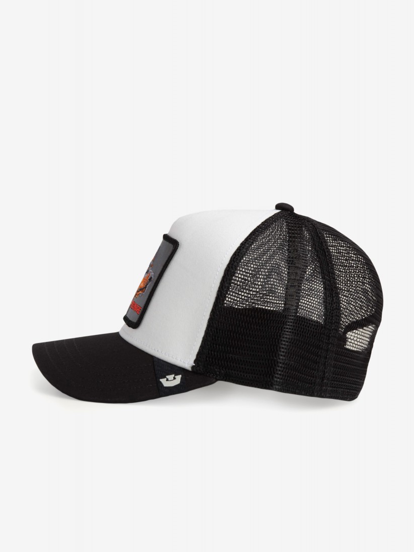Gorra Goorin Bros Doberman Trucker Blanca y Negra