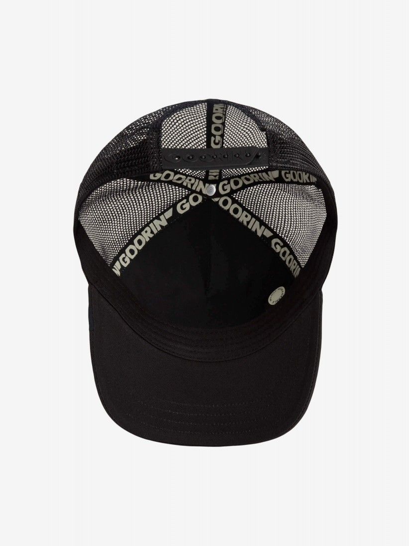 Gorra Goorin Bros Doberman Trucker Blanca y Negra