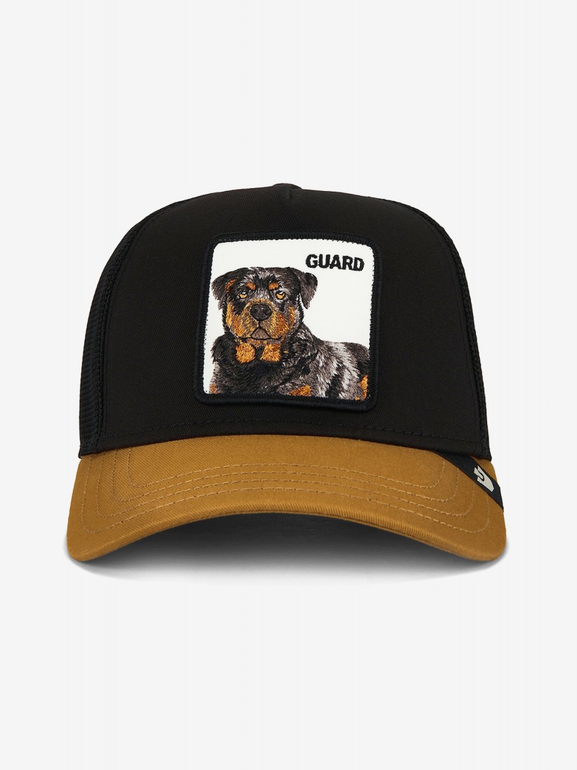 Gorra Goorin Bros The Guard Dog Trucker Negra y Camel
