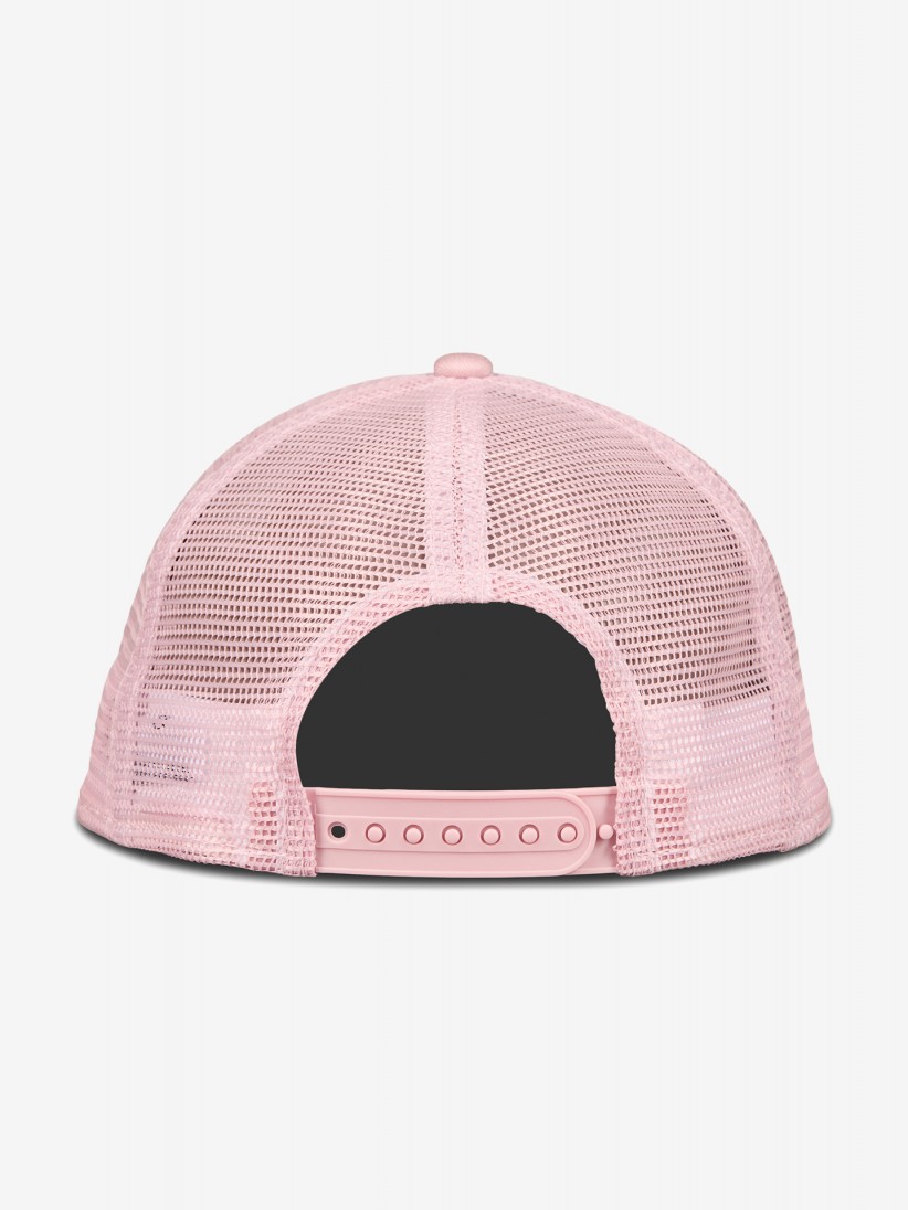 New Era New York Yankees League Essential A-Frame 9FORTY Trucker Kids Pink Cap