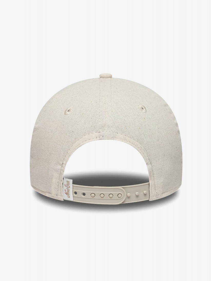 Gorra New Era Patch Linen E-Frame 9FORTY Beige