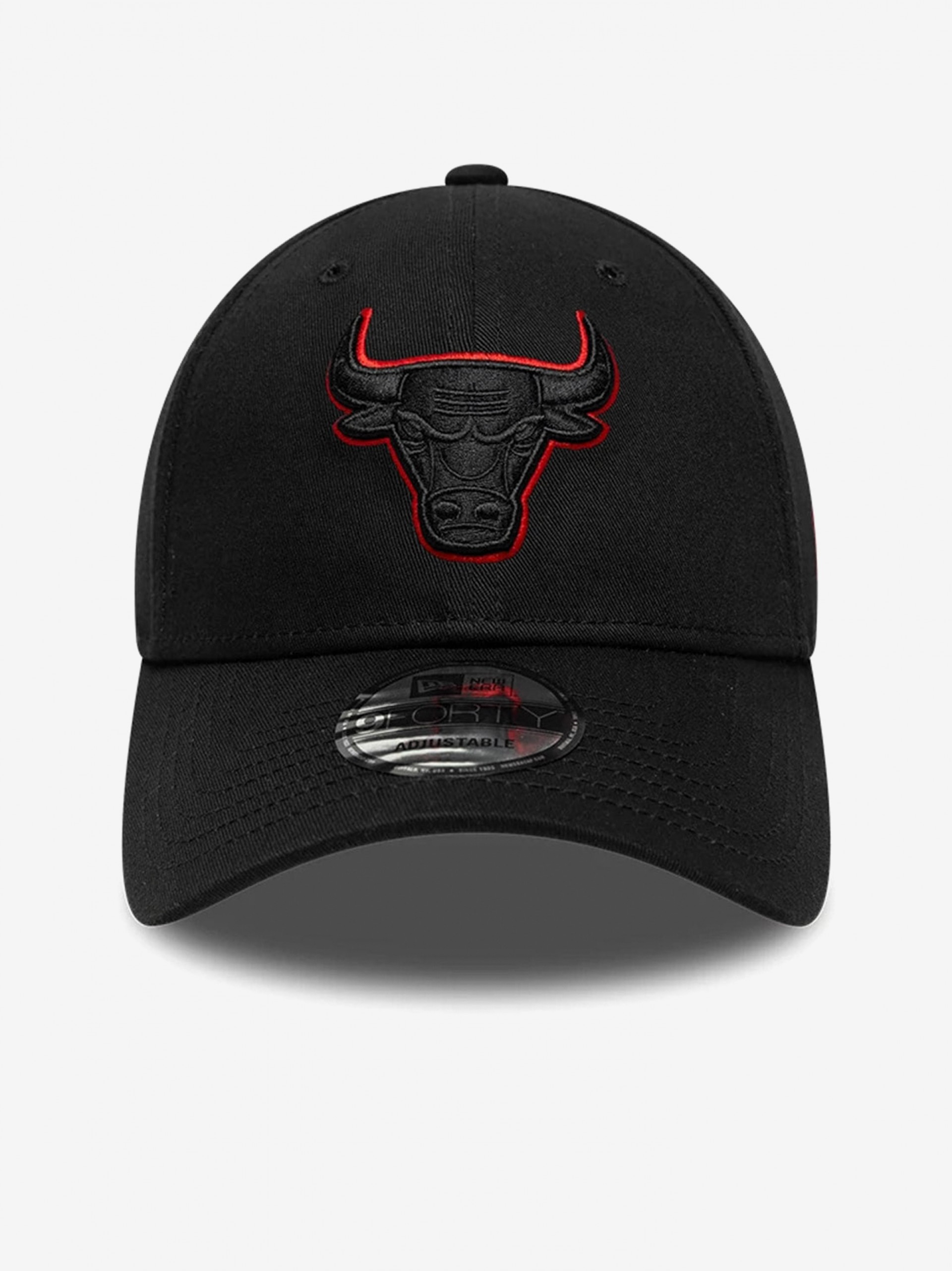 Boné New Era Chicago Bulls Team Outline 9FORTY Preto