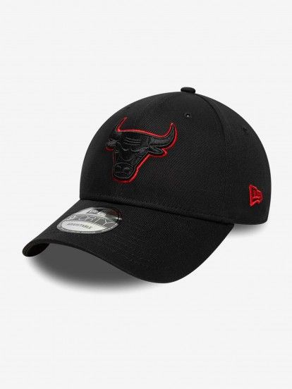 Gorra New Era Chicago Bulls Team Outline 9FORTY Negra