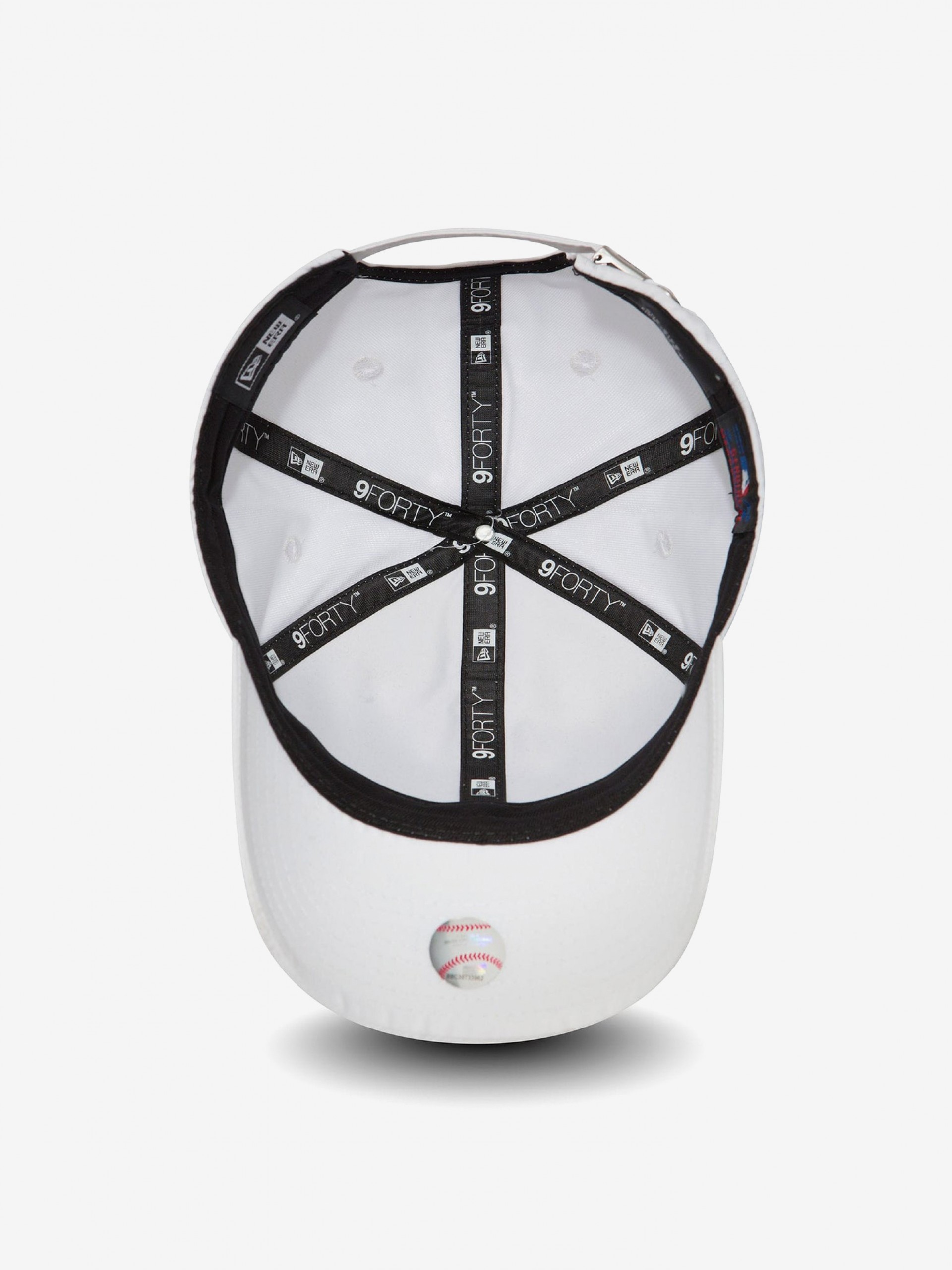 Gorra New Era MLB Flawless Logo 9FORTY Blanca