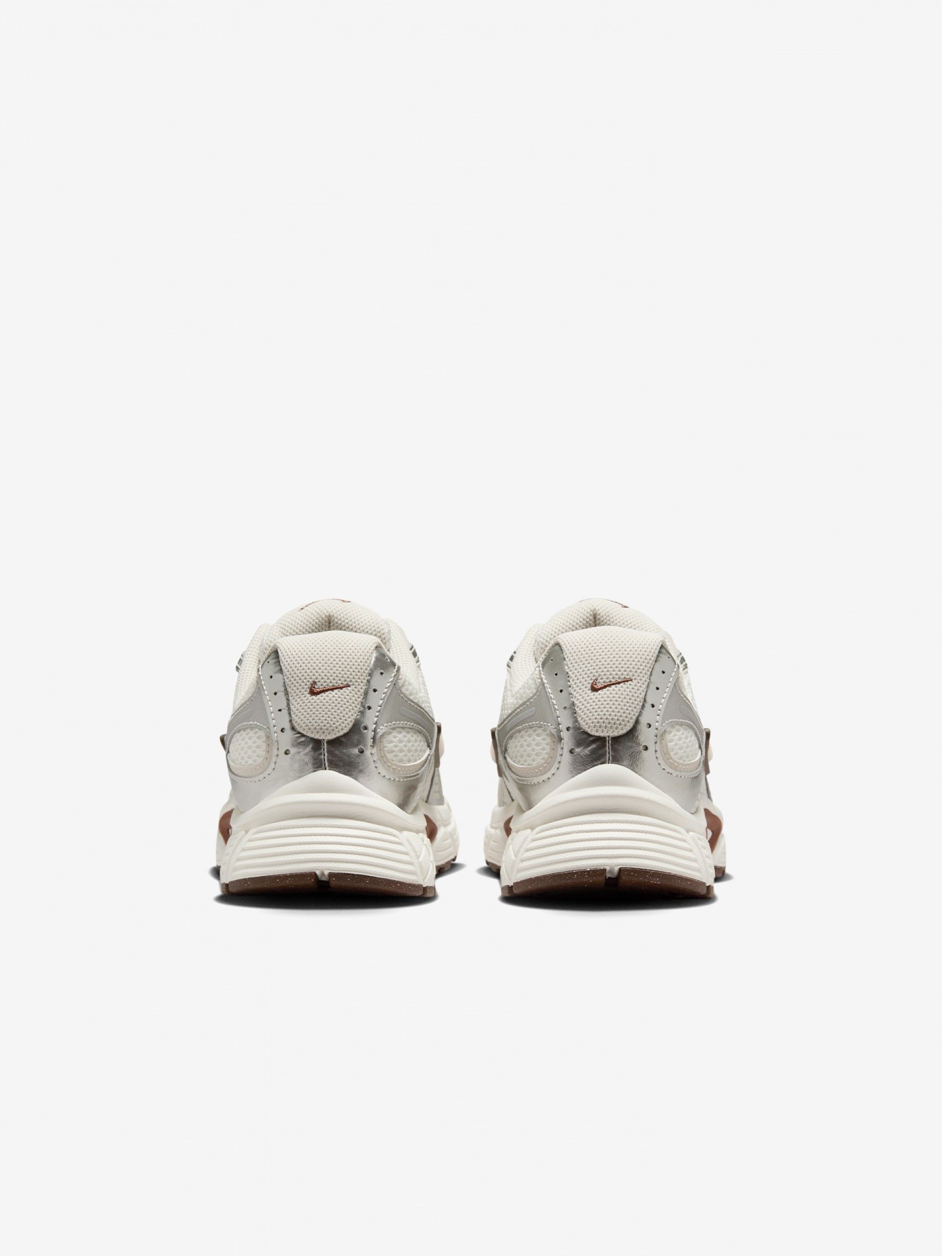 Sapatilhas Nike V5 RNR Brancas, Prateadas e Castanhas Para Mulher