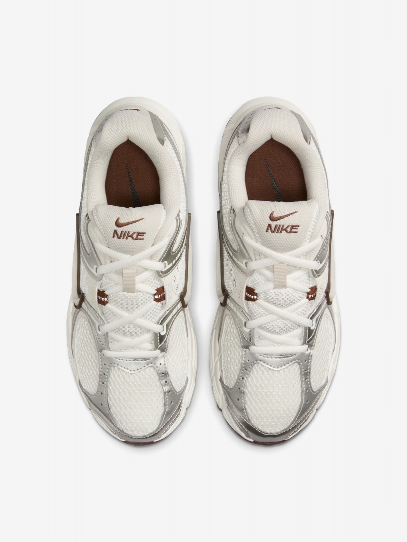 Nike V5 RNR White, Silver and Brown Sneakers For Women