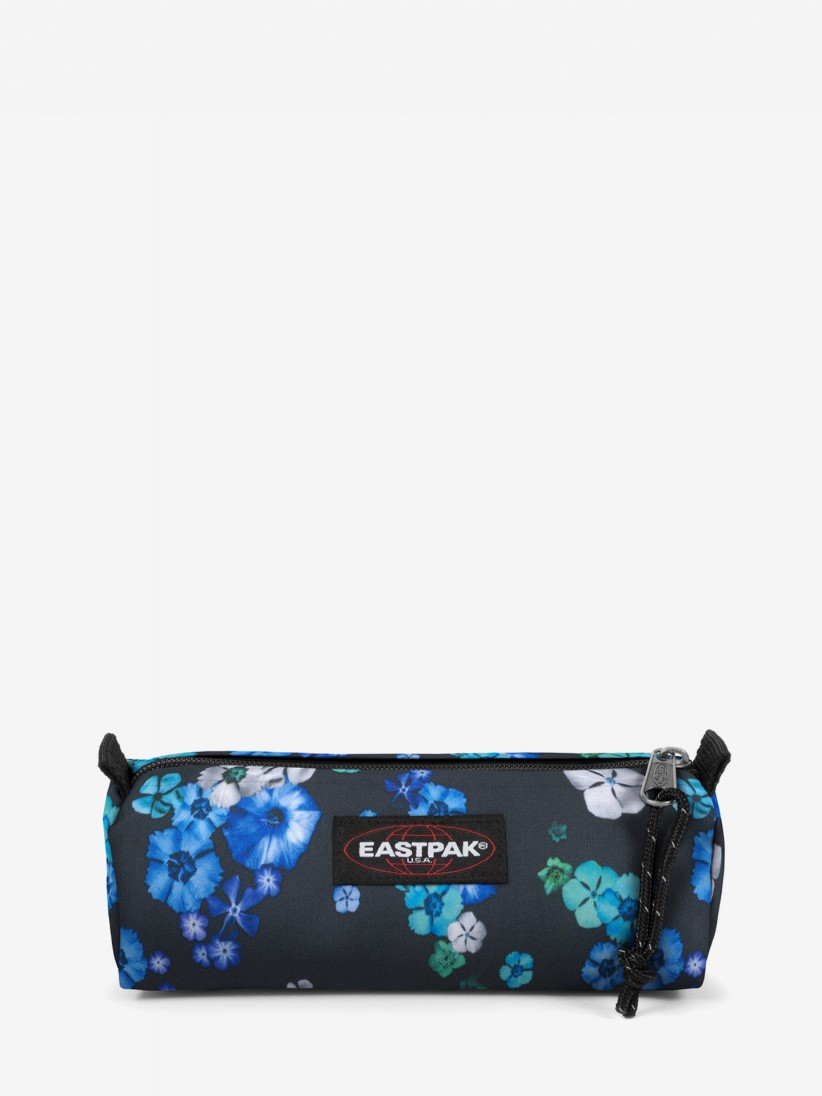 Eastpak Benchmark Single Black Floral Bloom Pencil Case
