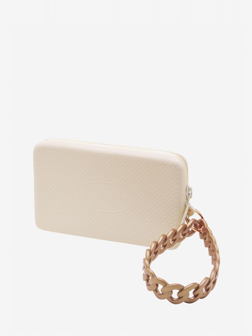 Havaianas Chain II Chrome Beige Purse Havaianas Chain II Chrome Beige Purse