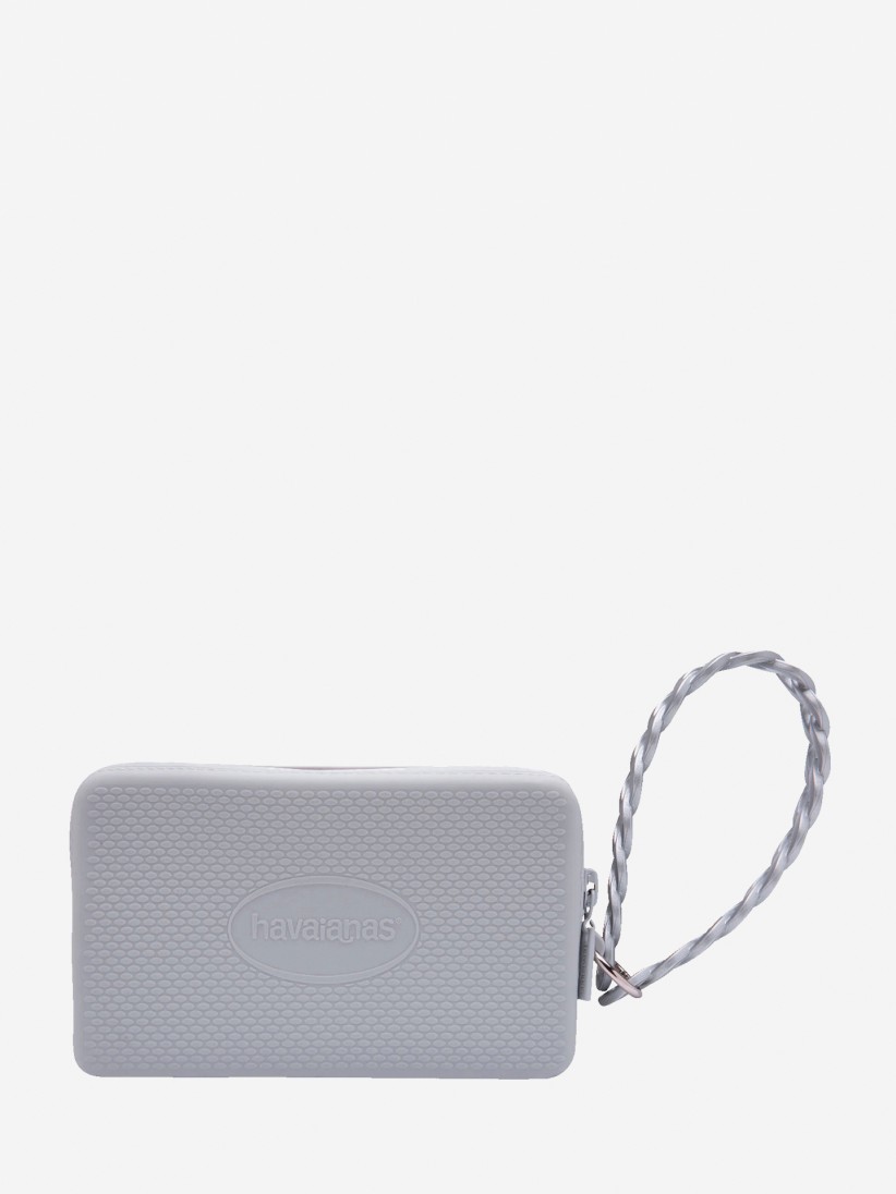 Havaianas Chain II Chrome Grey and Silver Purse
