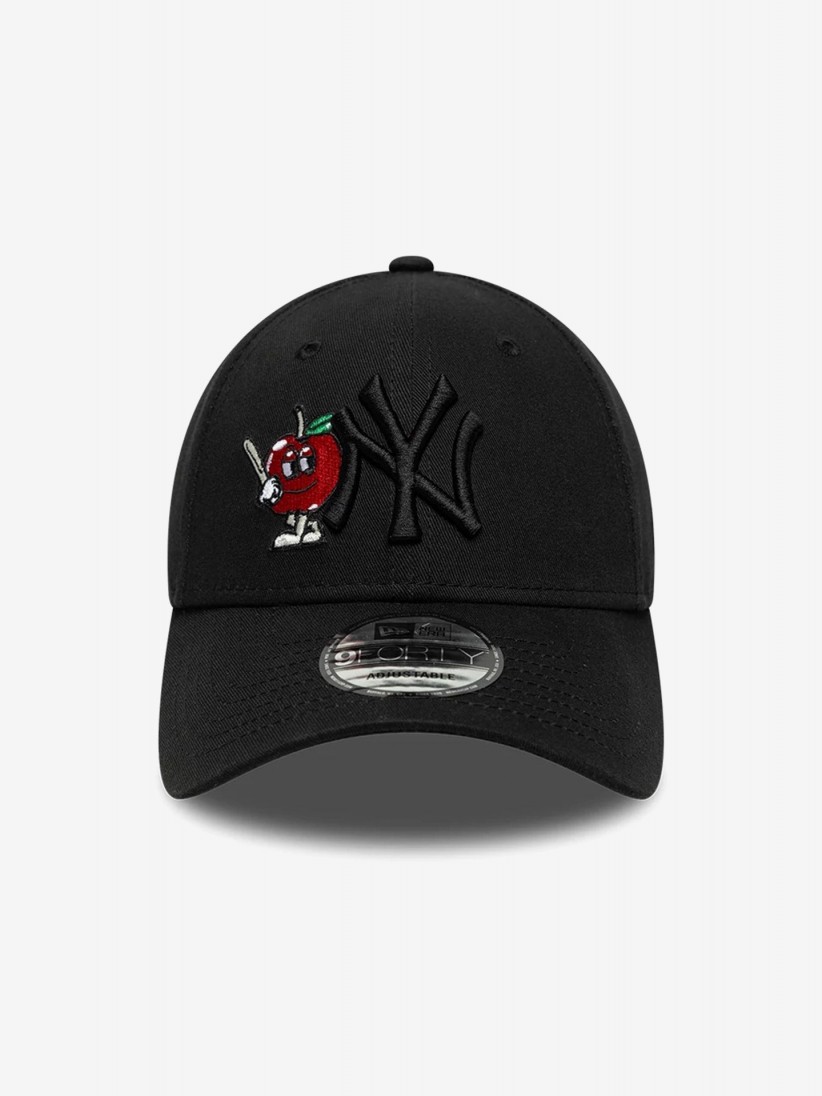 New Era New York Yankees Tonal Icon 9FORTY Black Cap New Era New York Yankees Tonal Icon 9FORTY Black Cap