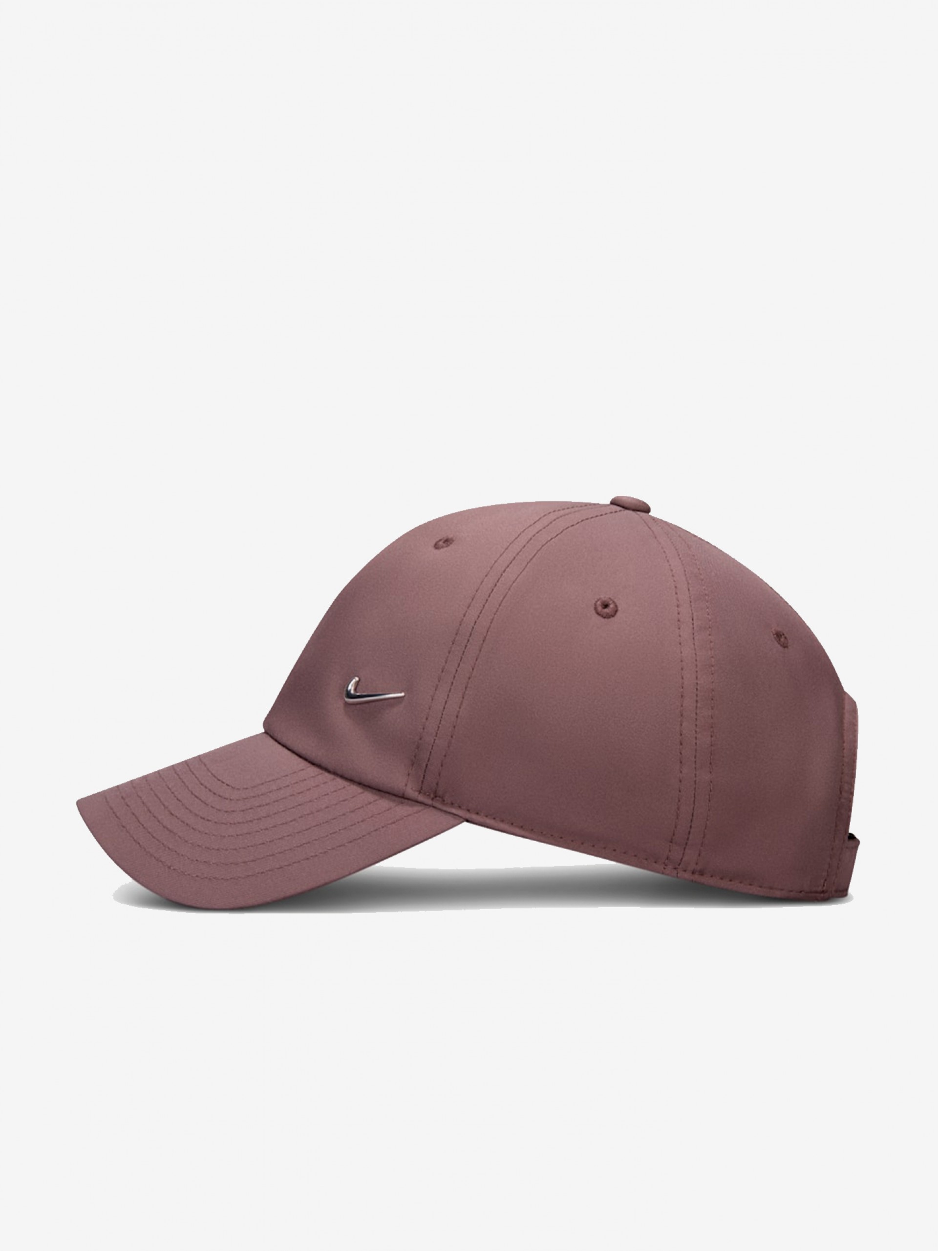 Nike Dri-FIT Club Unstructured Metal Swoosh Burgundy Cap