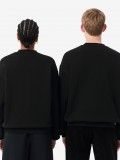 Sudadera Lacoste de Felpa Gruesa Loose Fit Negra Sudadera Lacoste de Felpa Gruesa Loose Fit Negra