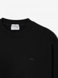 Sudadera Lacoste de Felpa Gruesa Loose Fit Negra Sudadera Lacoste de Felpa Gruesa Loose Fit Negra