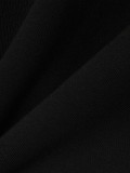Sudadera Lacoste de Felpa Gruesa Loose Fit Negra Sudadera Lacoste de Felpa Gruesa Loose Fit Negra