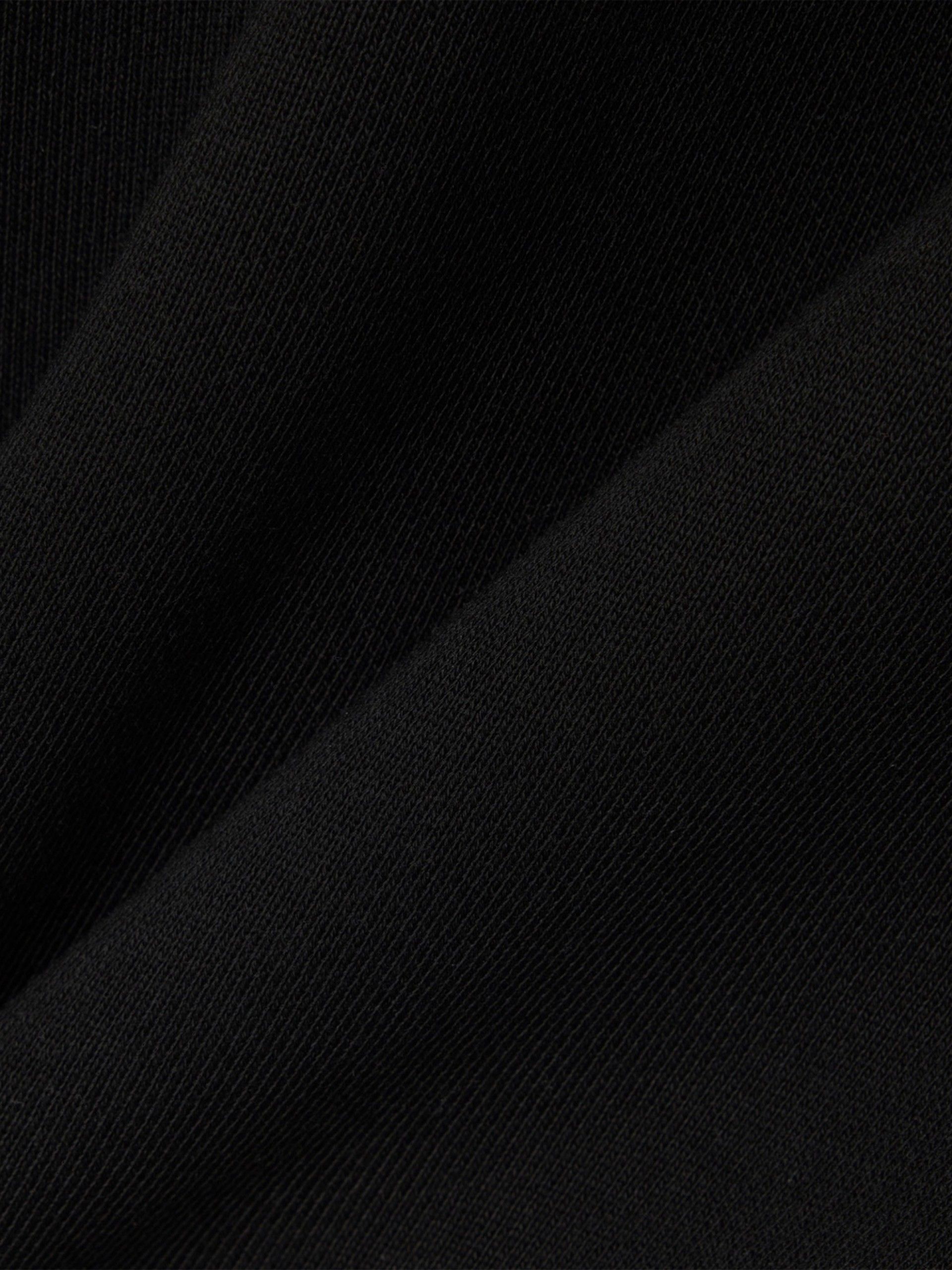 Lacoste Loose Fit Heavy Fleece Black Sweater