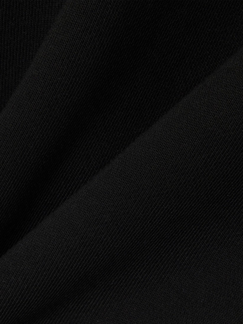Sudadera Lacoste de Felpa Gruesa Loose Fit Negra Sudadera Lacoste de Felpa Gruesa Loose Fit Negra