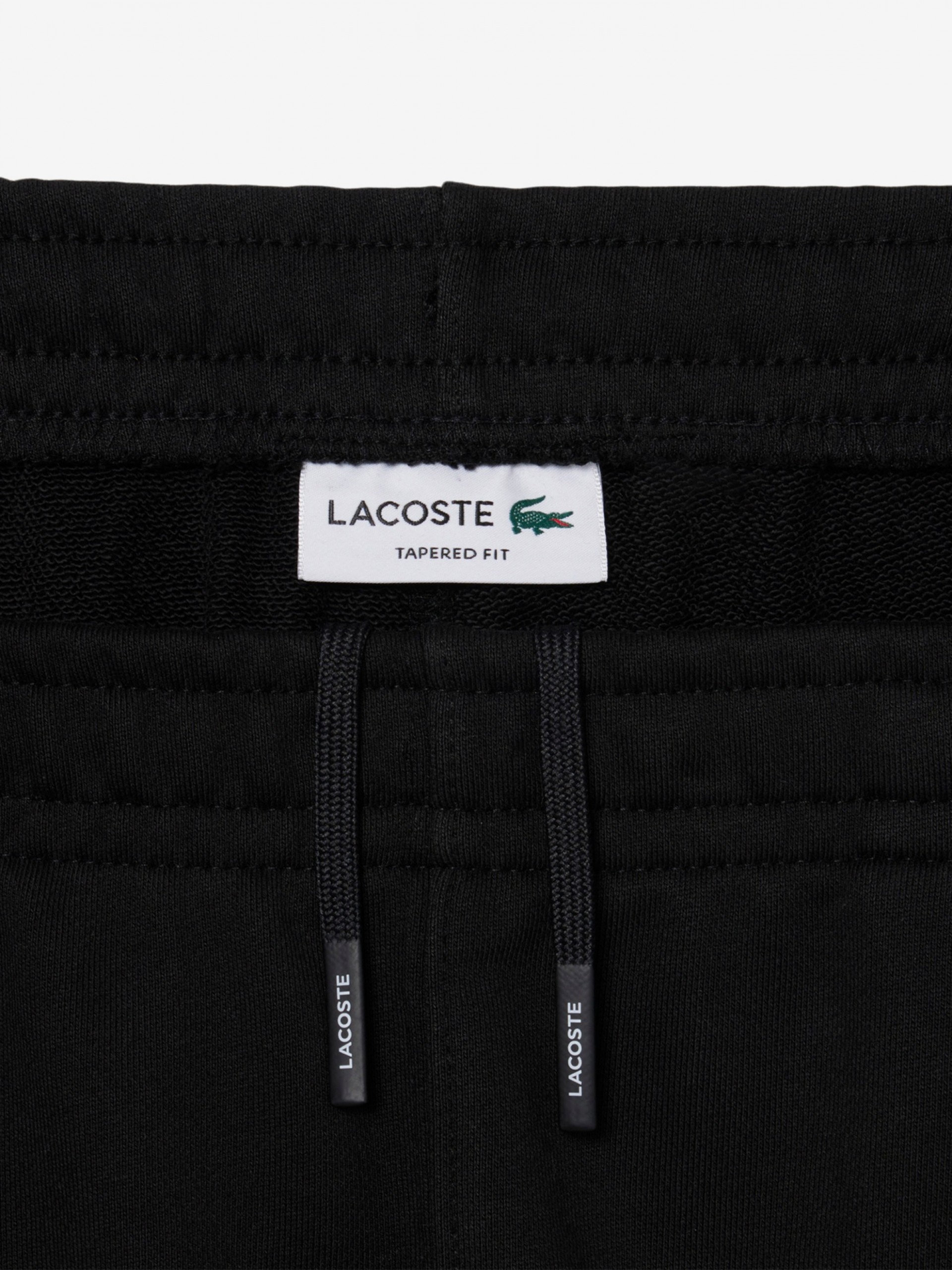 Calças de Fato de Treino Lacoste com Listras e Logo Pretas