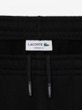 Pantalones de Chándal Lacoste con Raya y Logo Negros Pantalones de Chándal Lacoste con Raya y Logo Negros