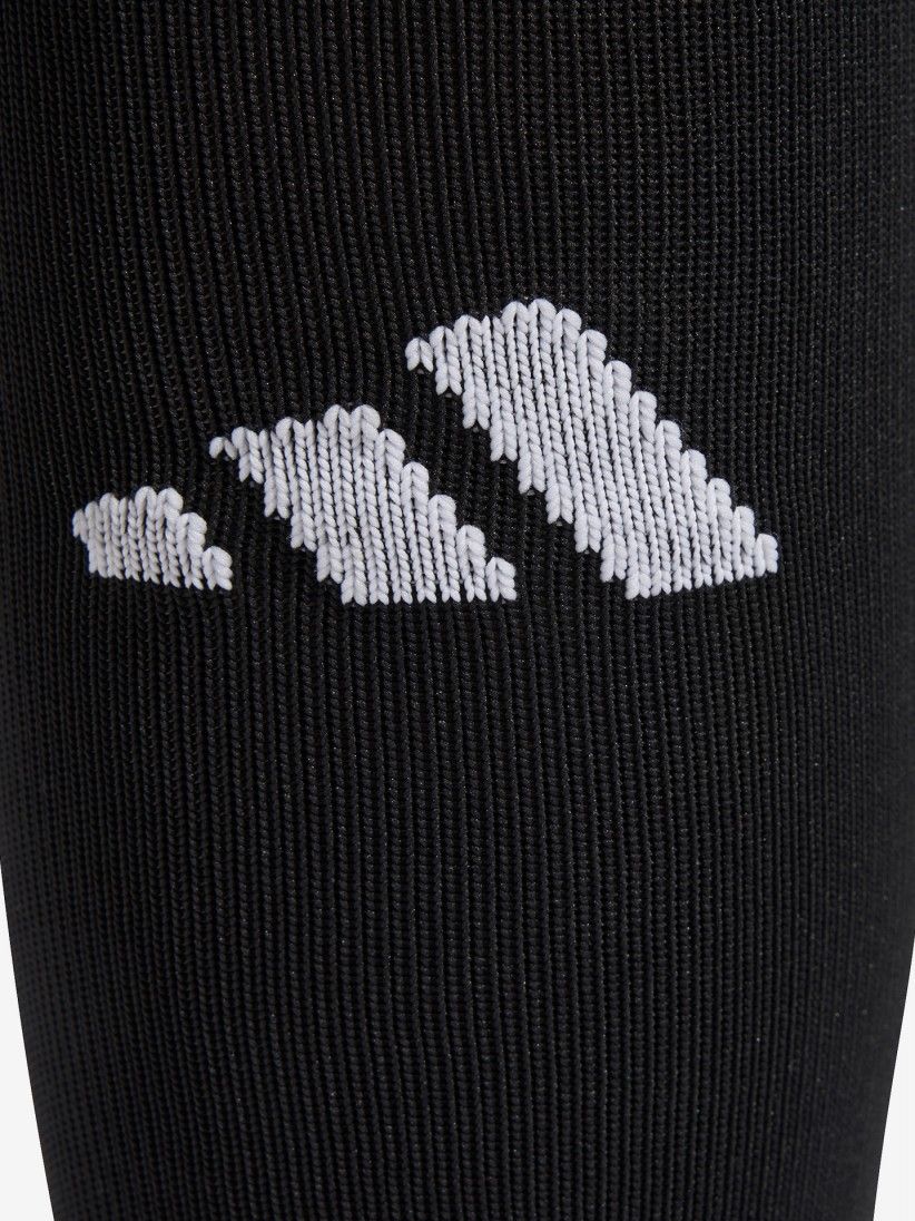 Meias de Futebol Adidas Milano Sleeve Pretas Meias de Futebol Adidas Milano Sleeve Pretas