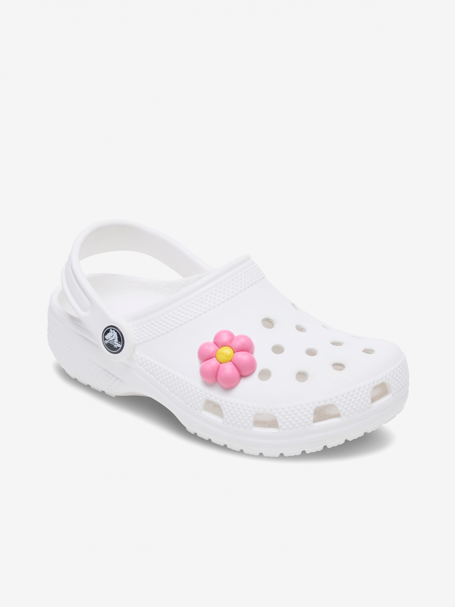 Pin Crocs Jibbitz Flor Rosa