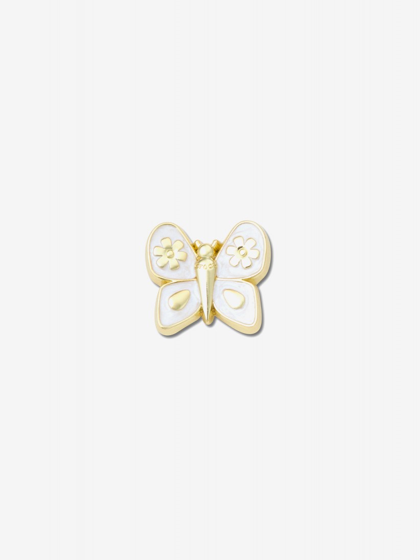Pin Crocs Jibbitz Mariposa Dorada Perla Pin Crocs Jibbitz Mariposa Dorada Perla