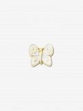 Pin Crocs Jibbitz Mariposa Dorada Perla Pin Crocs Jibbitz Mariposa Dorada Perla
