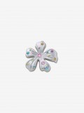 Crocs Silver Flower Jibbitz