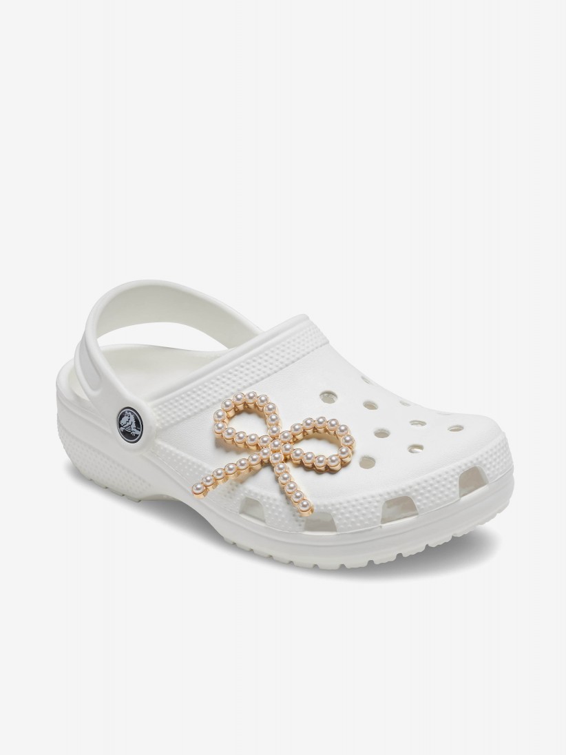 Crocs Golden Pearl Bow Jibbitz Crocs Golden Pearl Bow Jibbitz