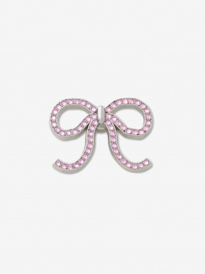 Pin Crocs Jibbitz Lazo de Perlas Rosa Pin Crocs Jibbitz Lazo de Perlas Rosa