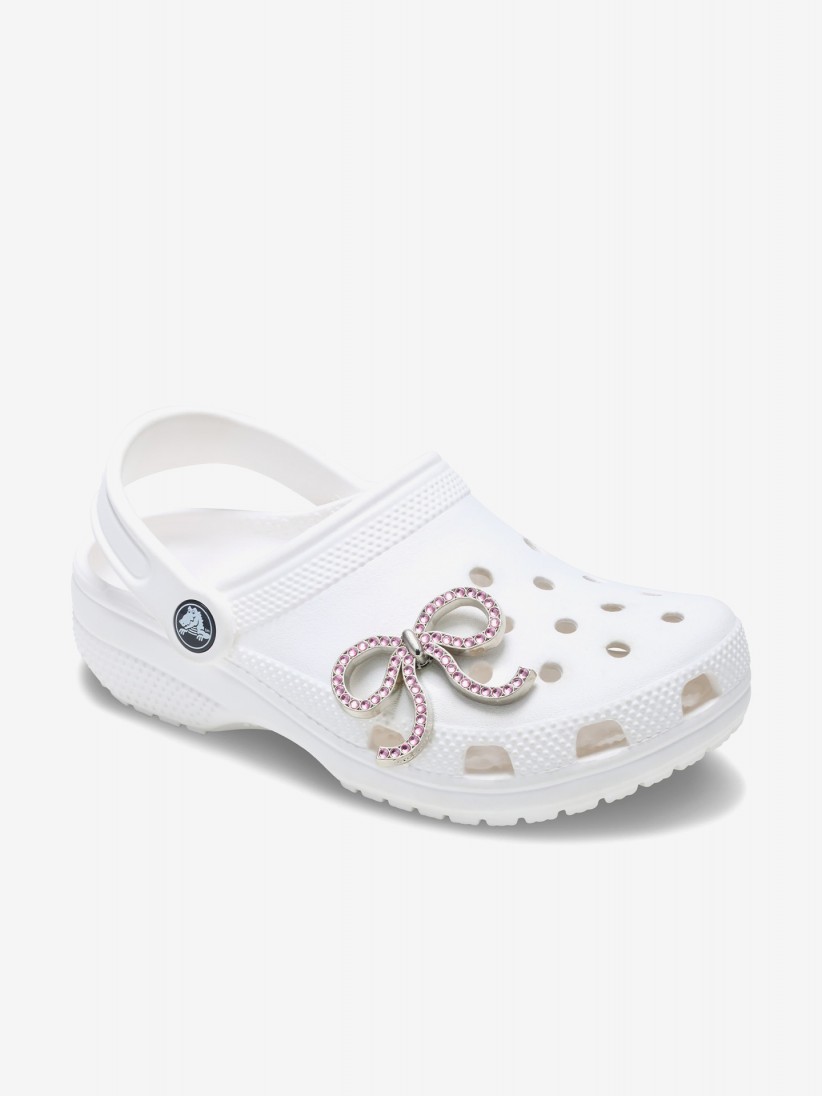 Pin Crocs Jibbitz Lazo de Perlas Rosa Pin Crocs Jibbitz Lazo de Perlas Rosa