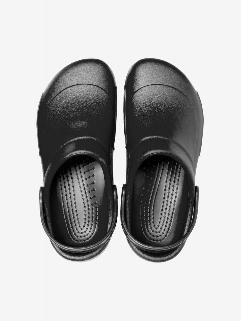 Sandalias Crocs Bistro Work Clog Negras